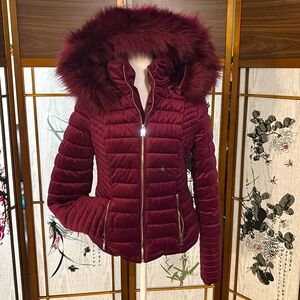 Always Ready Velvet Puffer Jacket
